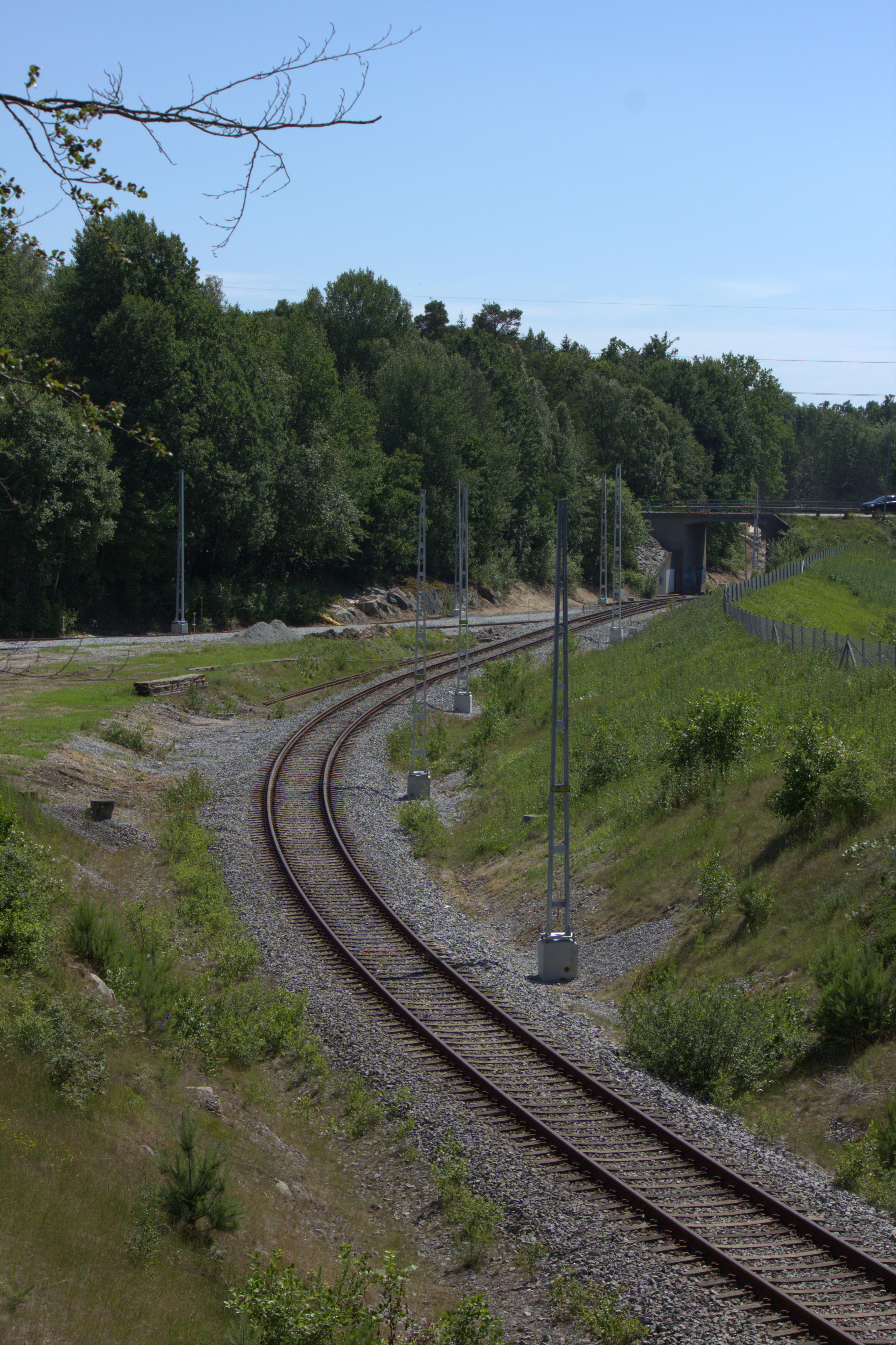 Östra och västra benet möts